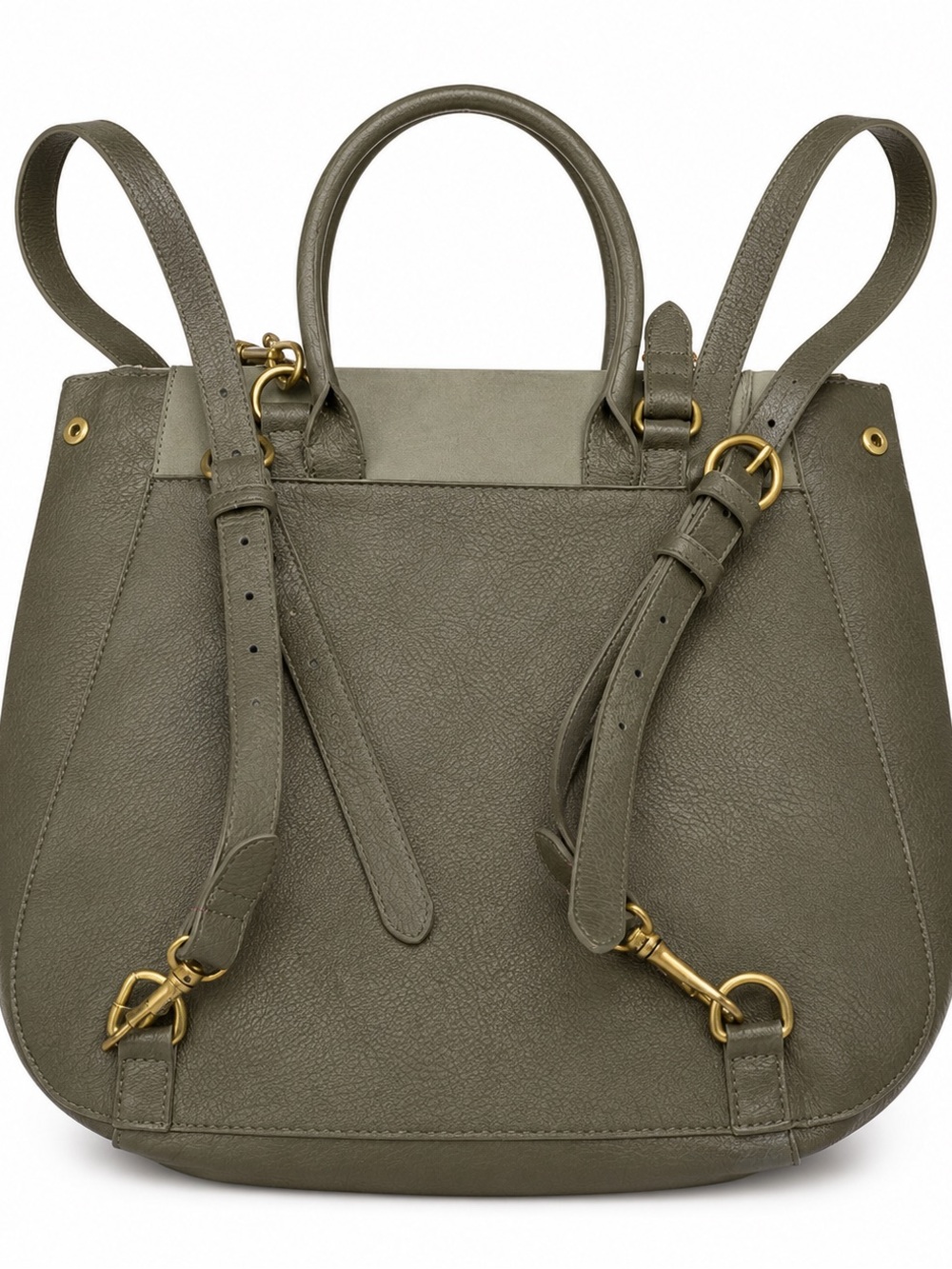 Universal Thread Olive Green Backpack Tote - Picture 2 of 3